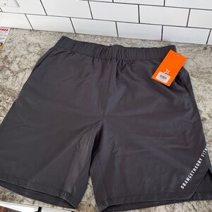 Orangetheory Men's Charcoal Athletic Shorts